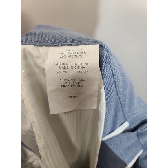 Soul Of London Chambray Blue Knit Pant Size 44 - Picture 4 of 5